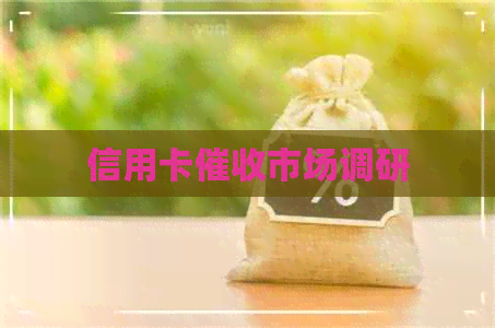信用卡市场调研
