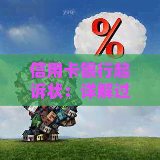 信用卡银行起诉状：详解过程、原因与可能的影响