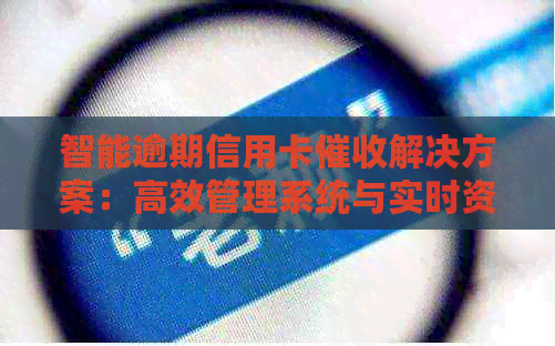 智能逾期信用卡解决方案：高效管理系统与实时资讯监控