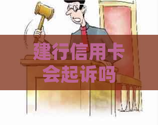 建行信用卡会起诉吗