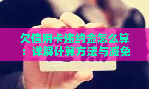 欠信用卡违约金怎么算：详解计算方法与减免途径