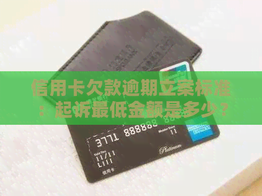 信用卡欠款逾期立案标准：起诉更低金额是多少？