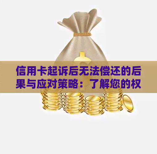 信用卡起诉后无法偿还的后果与应对策略：了解您的权益和可行方案