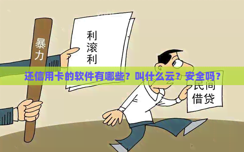 还信用卡的软件有哪些？叫什么云？安全吗？