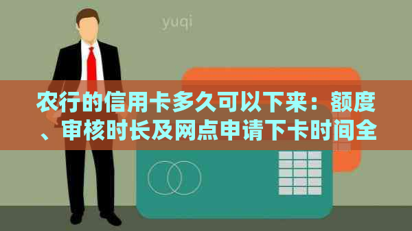 农行的信用卡多久可以下来：额度、审核时长及网点申请下卡时间全解析