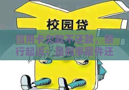 信用卡欠款不还款，银行起诉：是刑事案件还是民事纠纷？