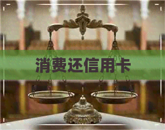 消费还信用卡