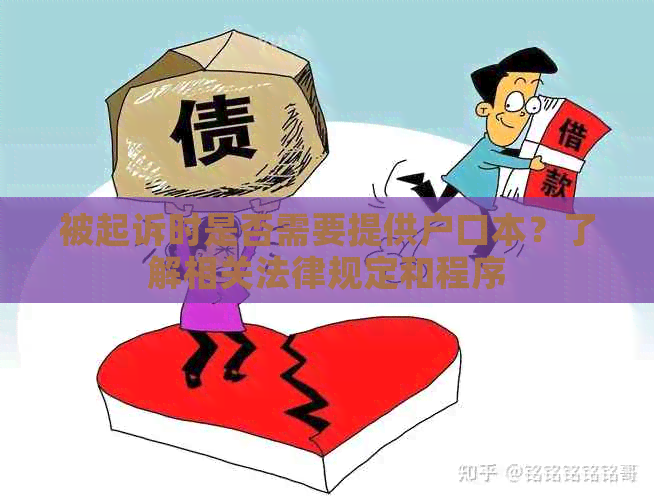 被起诉时是否需要提供户口本？了解相关法律规定和程序