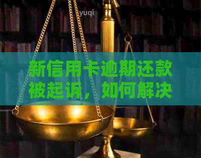 新信用卡逾期还款被起诉，如何解决法律问题和债务困境？