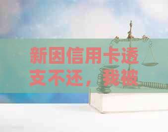 新因信用卡透支不还，我被起诉了nn关键词：信用卡、透支、起诉、不还