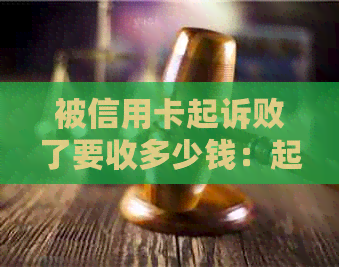 被信用卡起诉败了要收多少钱：起诉开庭费用及败诉后果，诉讼费是多少？