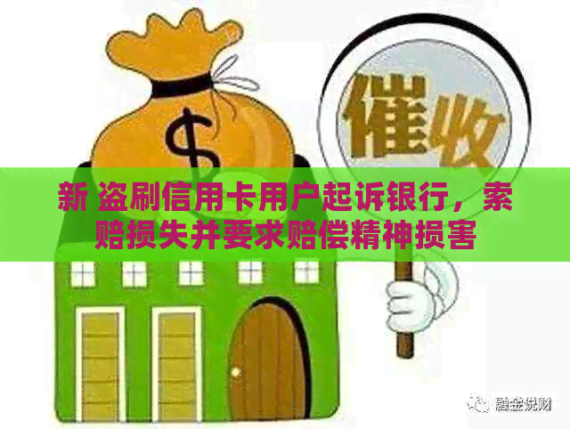 新 盗刷信用卡用户起诉银行，索赔损失并要求赔偿精神损害