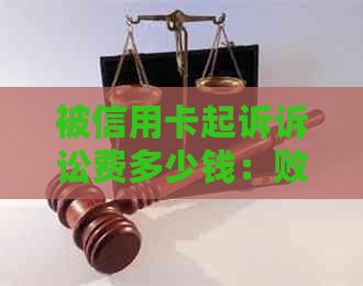 被信用卡起诉诉讼费多少钱：败诉和承担费用全解析