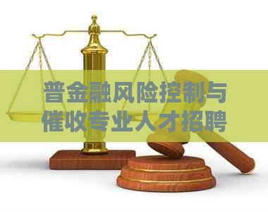 普金融风险控制与专业人才招聘