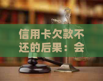 信用卡欠款不还的后果：会被起诉吗？如何避免信用危机？