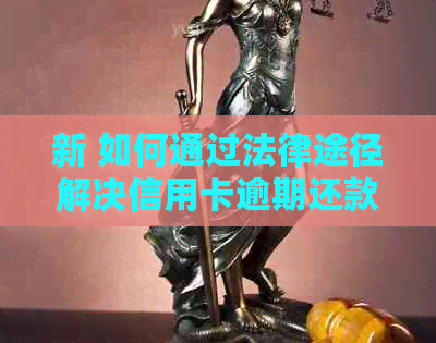 新 如何通过法律途径解决信用卡逾期还款引起的借款纠纷