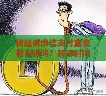 被起诉微信支付宝会被冻结吗？解冻时间是多久？不能使用时应该怎么办？