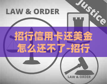 招行信用卡还美金怎么还不了-招行信用卡还美金怎么还不了呢