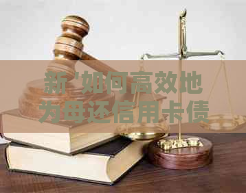 新 '如何高效地为母还信用卡债务？',其中加入了 '高效' 这个关键词。