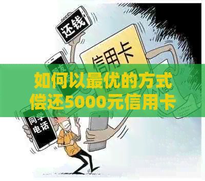 如何以更优的方式偿还5000元信用卡债务，达到10000元的目标？