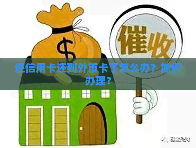 还信用卡还到外币卡了怎么办？如何办理？