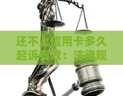 还不上信用卡多久起诉有效：法律规定与实际操作