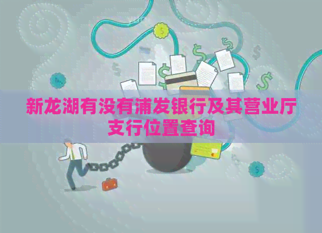 新龙湖有没有浦发银行及其营业厅支行位置查询