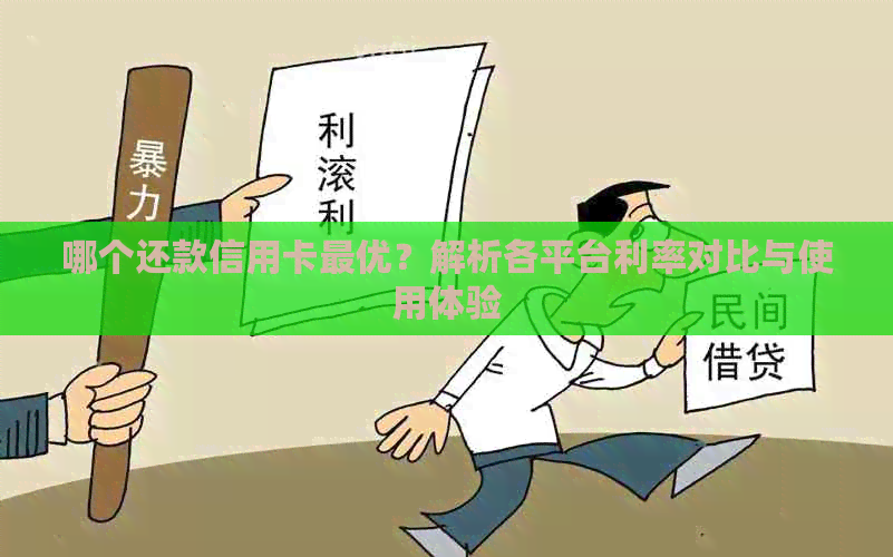 哪个还款信用卡更优？解析各平台利率对比与使用体验