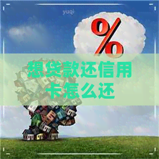 想贷款还信用卡怎么还