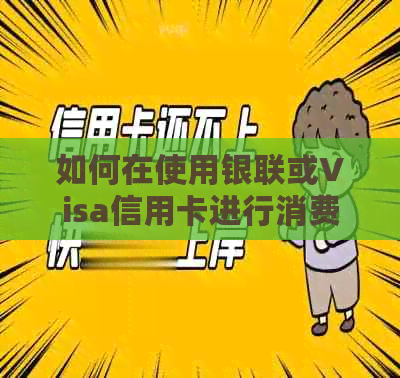 如何在使用银联或Visa信用卡进行消费？