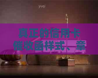 真正的信用卡函样式、章以及可能的起诉