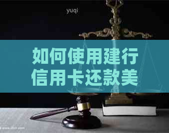 如何使用建行信用卡还款美元账单？详解步骤和注意事项