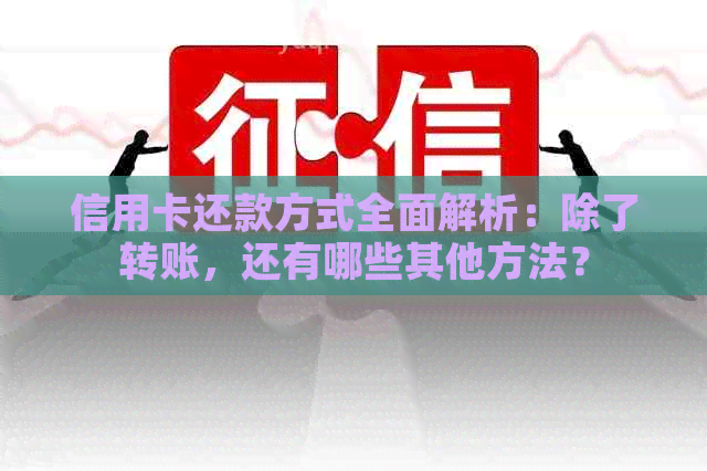 信用卡还款方式全面解析：除了转账，还有哪些其他方法？