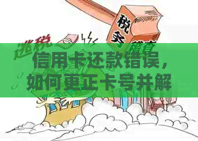 信用卡还款错误，如何更正卡号并解决相关问题？