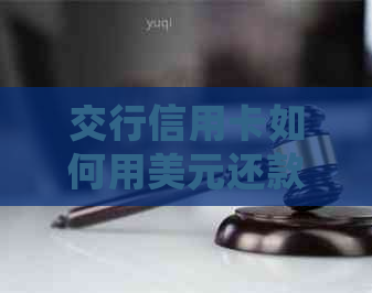 交行信用卡如何用美元还款？详细步骤与注意事项一览