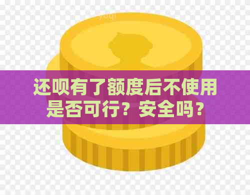 还款有了额度后不使用是否可行？安全吗？