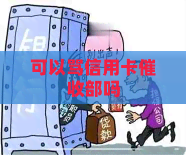 可以骂信用卡部吗