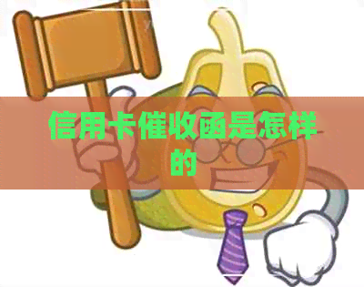 信用卡函是怎样的