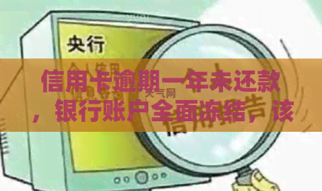 信用卡逾期一年未还款，银行账户全面冻结，该如何解冻？