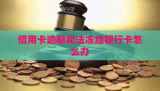 信用卡逾期司法冻结银行卡怎么办