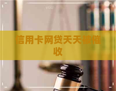 信用卡网贷天天被