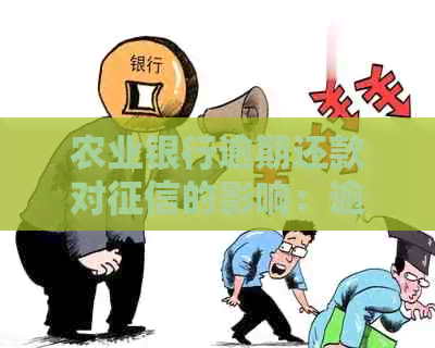 农业银行逾期还款对的影响：逾期几天会产生不良记录？如何补救？