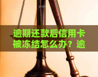 逾期还款后信用卡被冻结怎么办？逾期的信用卡被冻结了还能用吗？