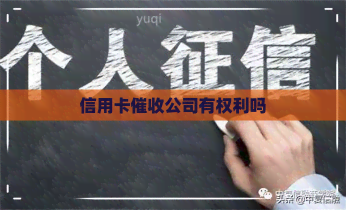 信用卡公司有权利吗
