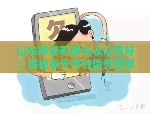 山东泰安哪家公司好：揭秘泰安市的债务追收服务与贷款处理机构