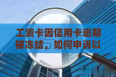 工资卡因信用卡逾期被冻结，如何申诉以及解决此问题的全面方法和建议