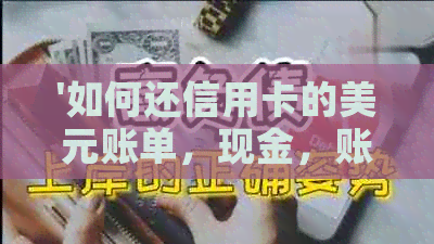 '如何还信用卡的美元账单，现金，账户，钱——完整操作指南'