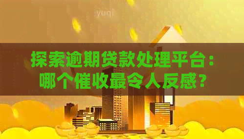 探索逾期贷款处理平台：哪个最令人反感？