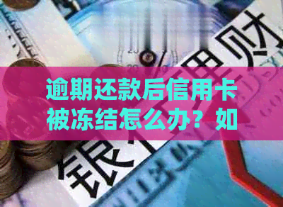 逾期还款后信用卡被冻结怎么办？如何解除？