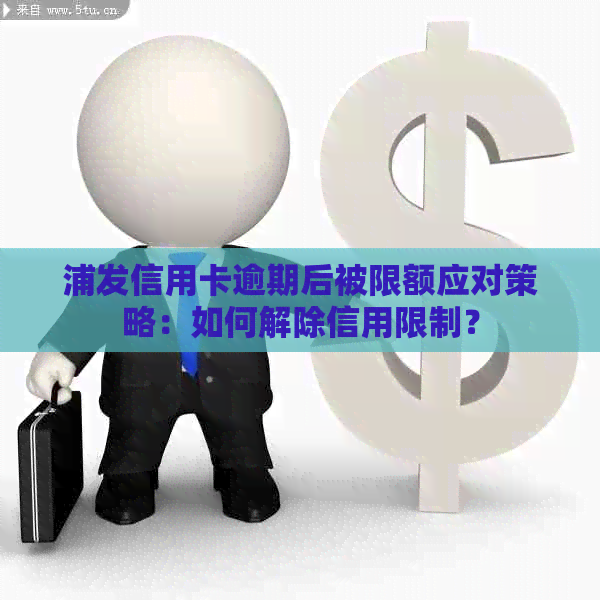 浦发信用卡逾期后被限额应对策略：如何解除信用限制？